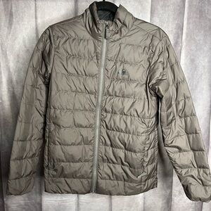 REI kid’s Taupe down Puffer Jacket
